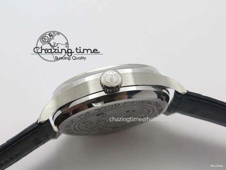 MIROTIME 0327 Portuguese Real PR IW500112 ZF 1:1 Laureus Edition On Black Leather Strap A Flexible 7369